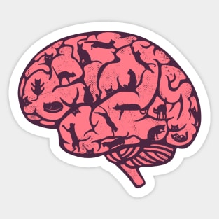 catBrain Sticker